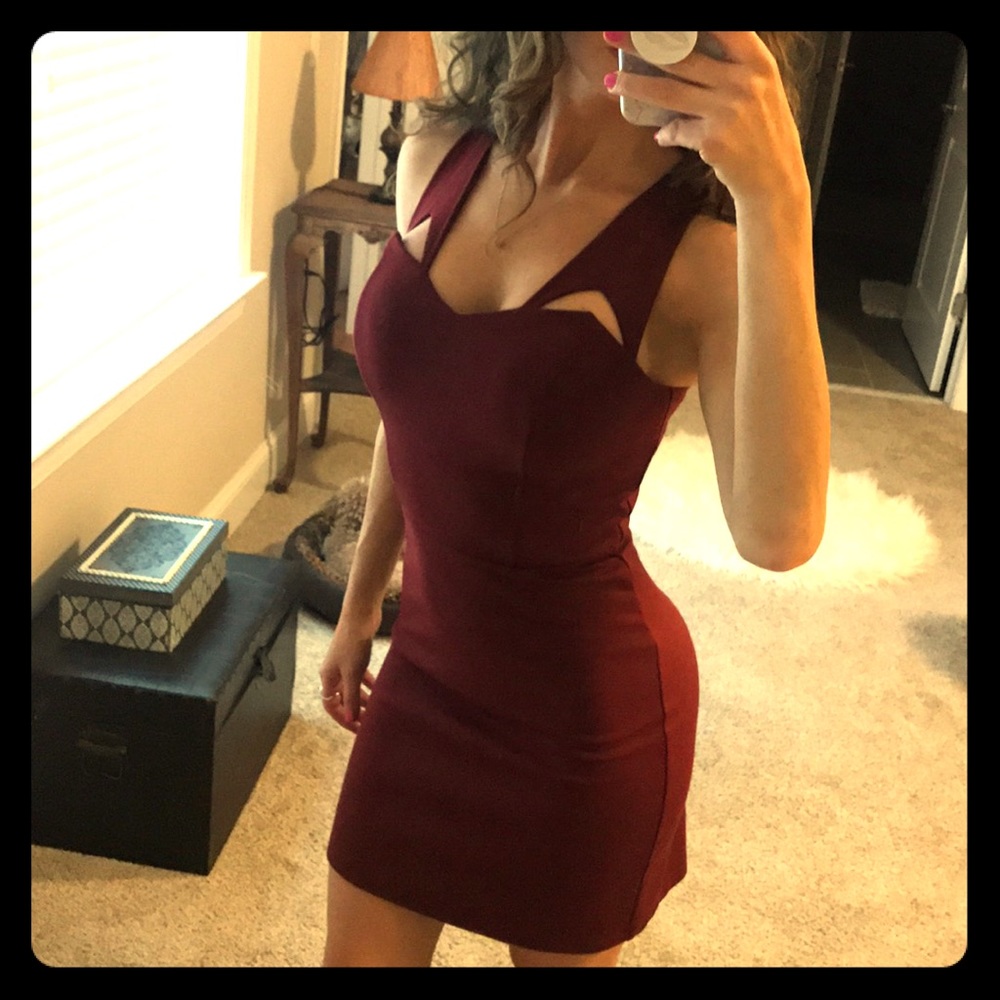 burgundy dress from South Moon Under